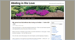 Desktop Screenshot of abidinginhislove.com